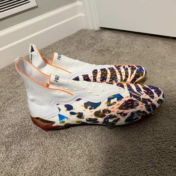 NEVER WORN ADIDAS PREDATOR FREAK+ POGBA DEMON SOCCER CLEATS - SIZE 10 - Picture 8 of 9